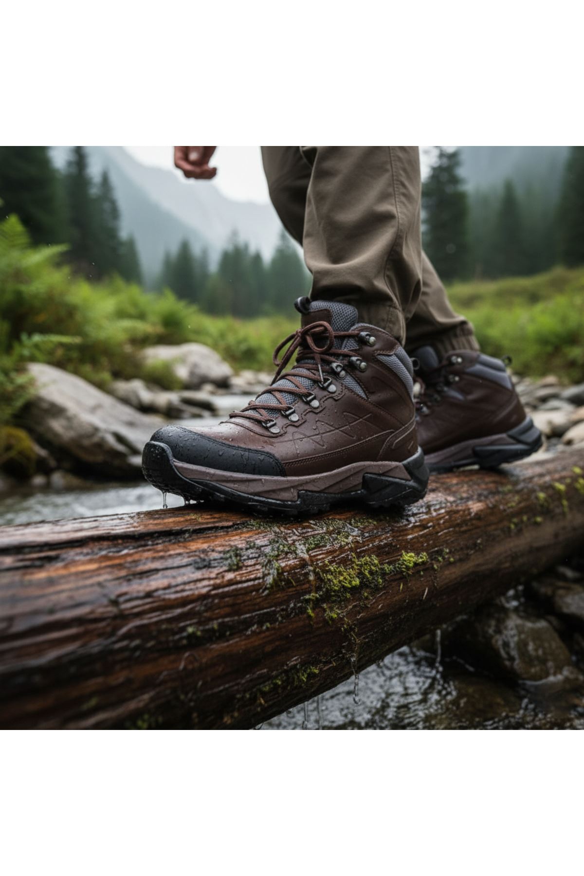 Trekking Ultra Light Watertight Koyu Kahverengi Erkek Bot