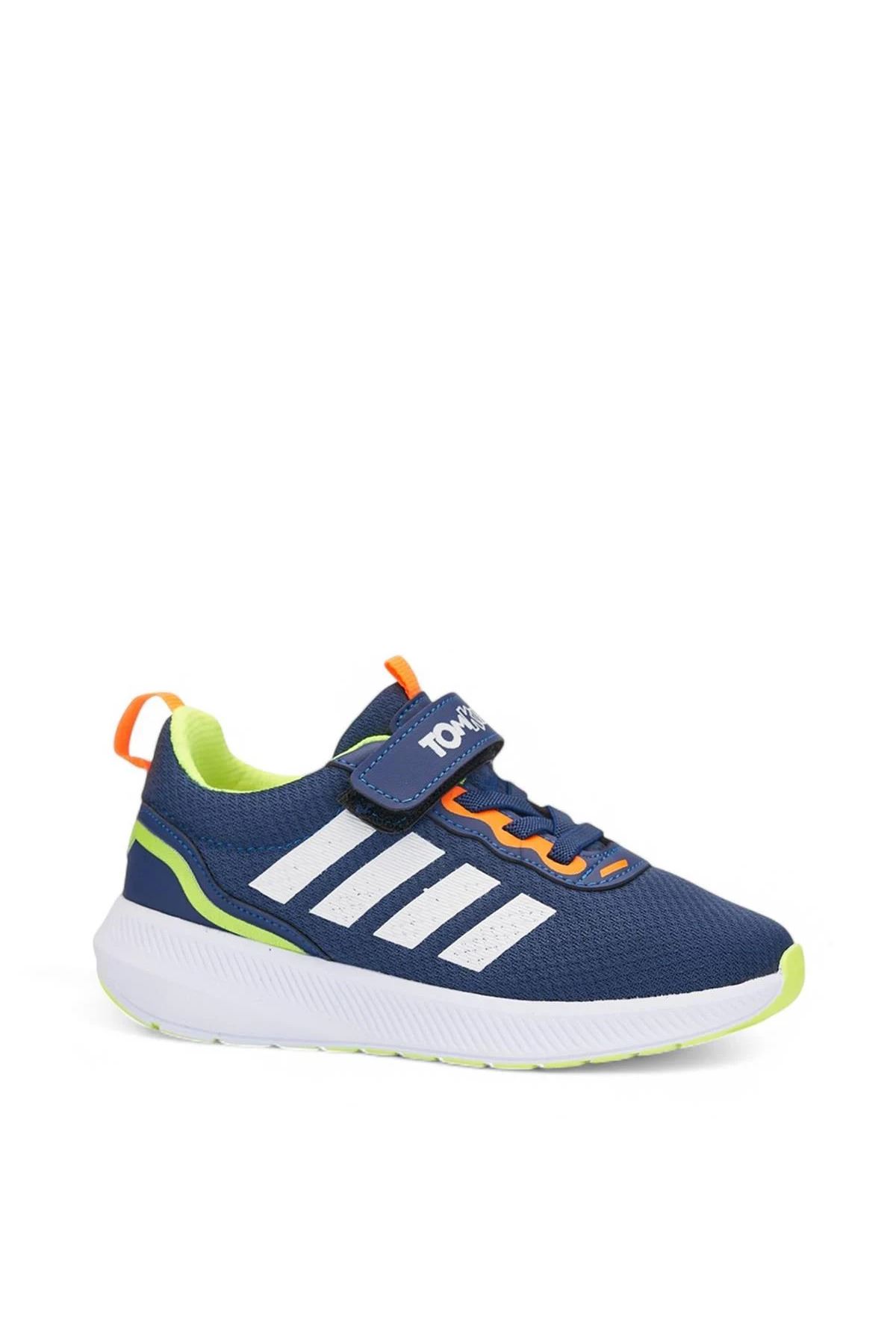 Neon Yeşil Cırt Bantlı Hafif Anatomik Erkek Çocuk Sneaker