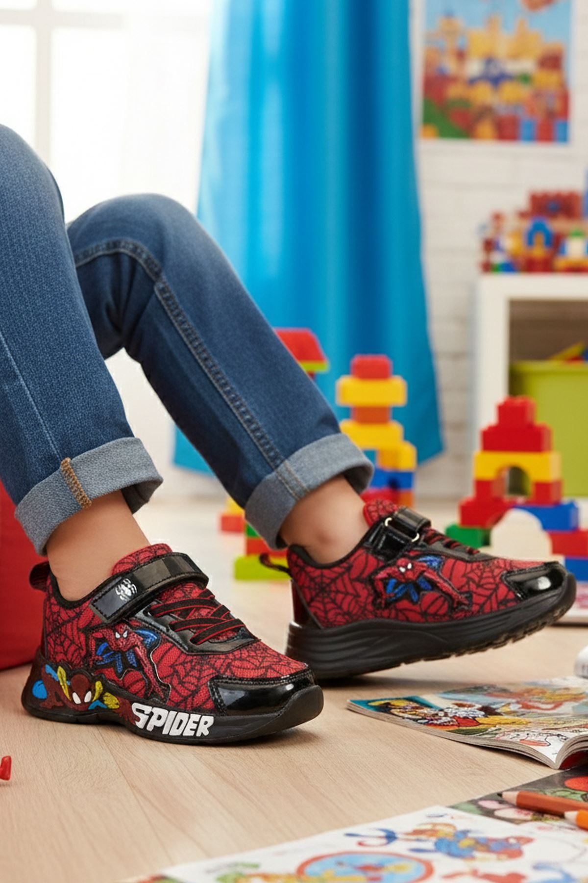 Hafif Anatomik Çocuk Sneaker ışıklıdır ( dar kalıptır )