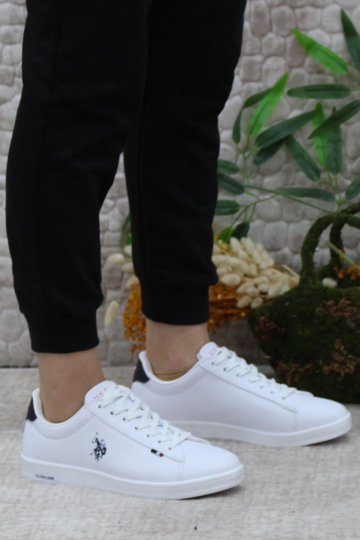 U.S. Polo Assn. Franco 3PR Anatomik Orijinal Ürün Rahat Unisex Sneaker Ayakkabı