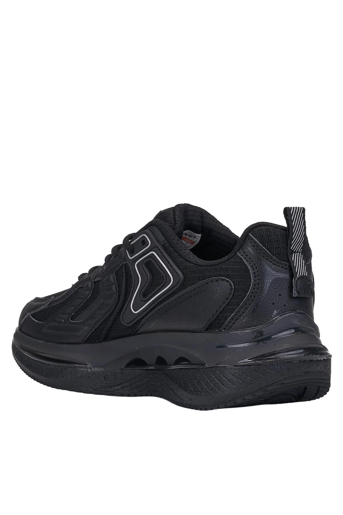 Ultra Rahat Siyah Erkek Spor Ayakkabı – Günlük Hafif Konforlu Sneaker