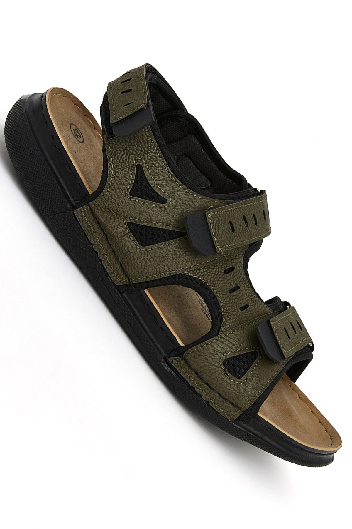 Hafif Yumuşak Çift Cırtlı Erkek Outdoor Günlük Sandalet