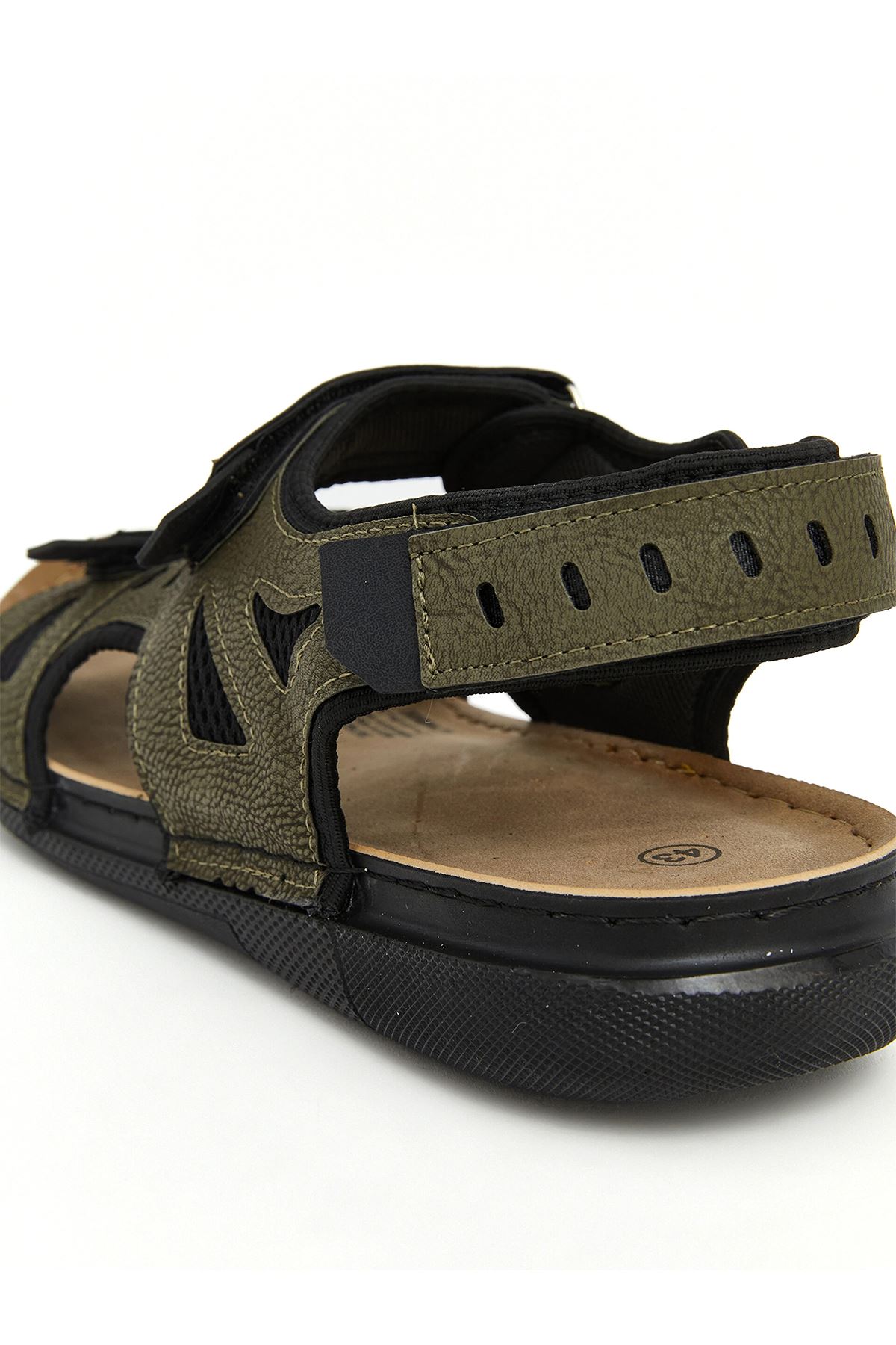Hafif Yumuşak Çift Cırtlı Erkek Outdoor Günlük Sandalet