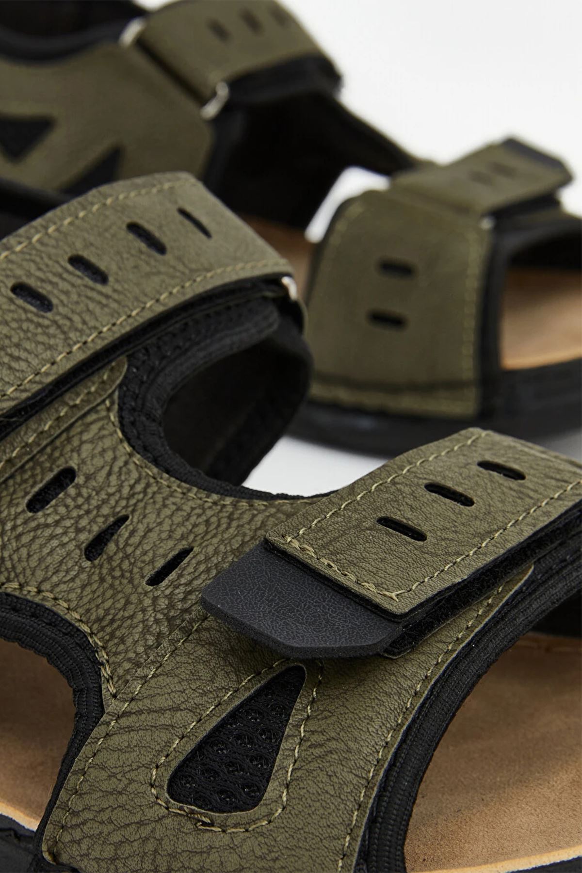 Hafif Yumuşak Çift Cırtlı Erkek Outdoor Günlük Sandalet