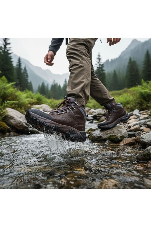 Trekking Ultra Light Watertight Koyu Kahverengi Erkek Bot