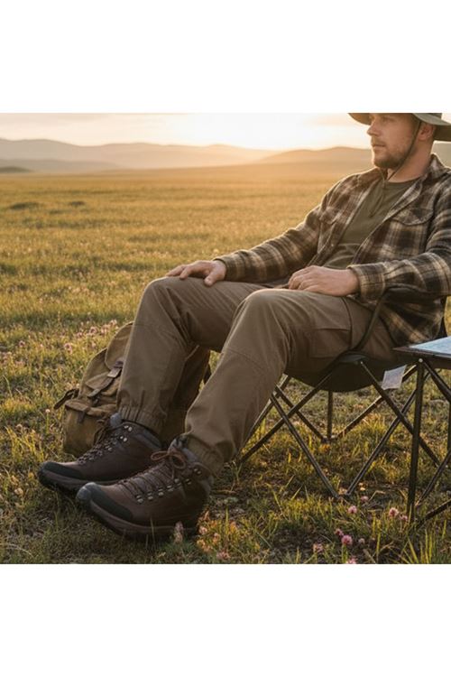 Trekking Ultra Light Watertight Koyu Kahverengi Erkek Bot