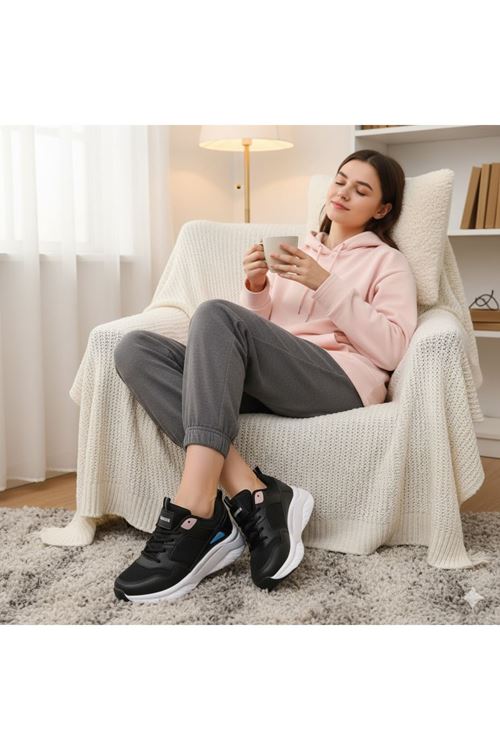 Anatomik Ultra Foam Köpük Taban Çok Rahat Kadın Sneaker