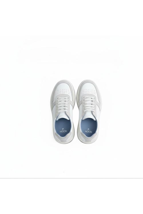 Erkek Sneaker Casual Suet-Beyaz