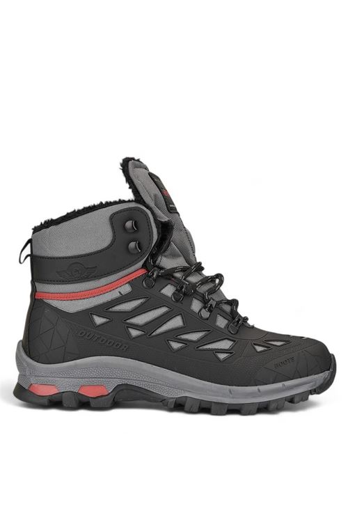 Suya Rüzgara Dayanıklı İçi Polar Üst Kaplamalı Trekking Spor Bot