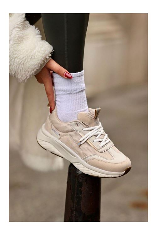 Kadın Fileli Sneaker Ortopedik Taban Günlük Spor Ayakkabı