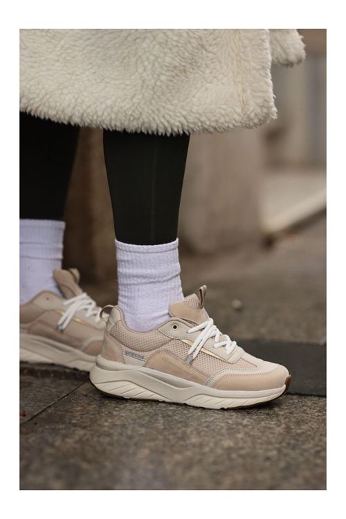 Kadın Fileli Sneaker Ortopedik Taban Günlük Spor Ayakkabı