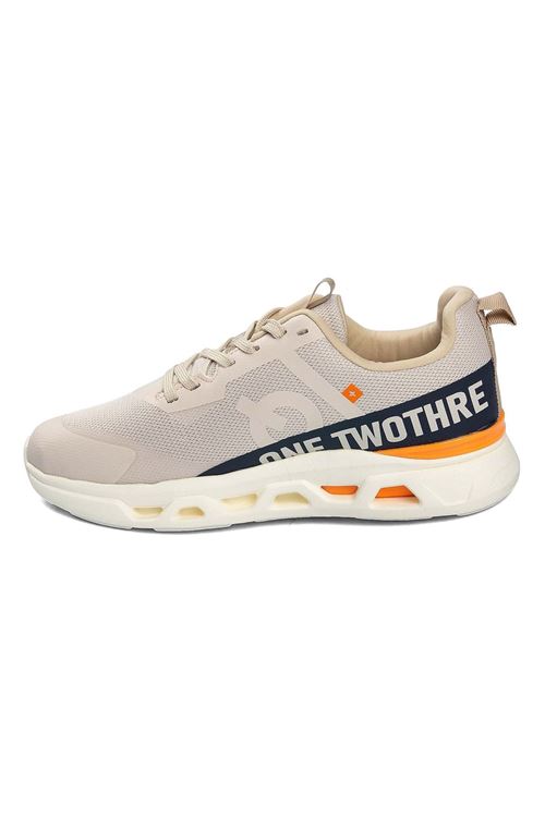 Erkek Krem Sneaker Günlük Spor Ayakkabı Hafif Taban Nefes Alan Rahat Yürüyüş Ayakkabısı
