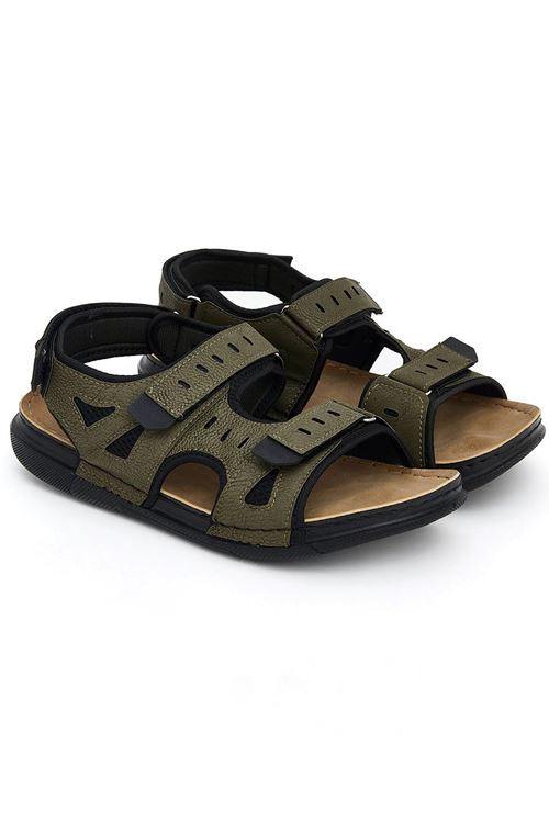 Hafif Yumuşak Çift Cırtlı Erkek Outdoor Günlük Sandalet