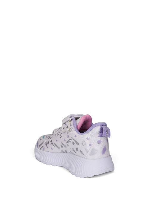 Beyaz Kız Çocuk Işıklı Unicorn Spor Ayakkabı | Cırtlı Sneaker