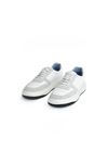 Erkek Sneaker Casual Suet-Beyaz