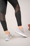 Fashion Gümüş Detaylı Rahat Kadın Spor Ayakkabı