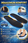 Ortopedik Ayakkabı Tabanlığı Memory Foam Jel Destekli Şok Emici Tabanlık Ayak Ağrısı Önleyici Konforlu Tabanlık