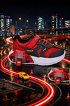 Araba Oyuncaklı Garajlı Anatomik Fashion Kırmızı Çocuk Sneaker