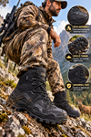 Hakiki Deri Tactical Bot Erkek Su Geçirmez Soğuk Geçirmez Outdoor Kışlık Bot